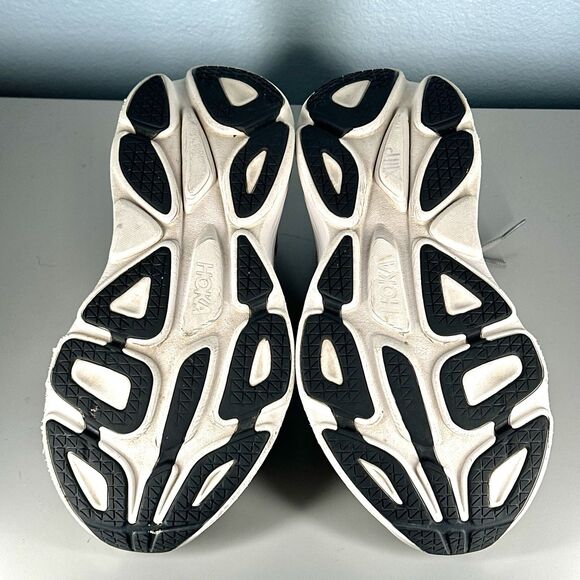 Hoka One One Bondi 8 Men's Gray 9 2E Running Cushioned Lightweight Gym Shoes - Picture 12 of 16